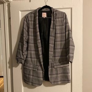 Plaid Blazer